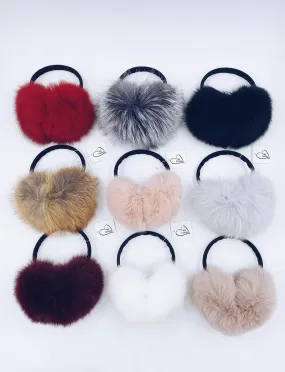 MI LOVES SIGNATURE Luxurious Fur Ear Muffs