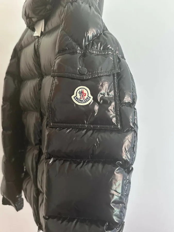 Moncler men's black Maya Down puffer jacket