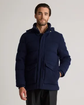 Mongolian Cashmere Puffer Coat