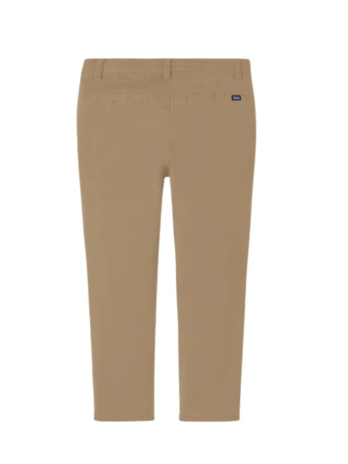 Name it Mini Boys Cotton Twill Chino Pants - Beige