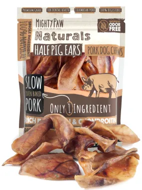 Natural Pig Ear Dog Chews: Wholesome Treats for Happy Pups (12pk)