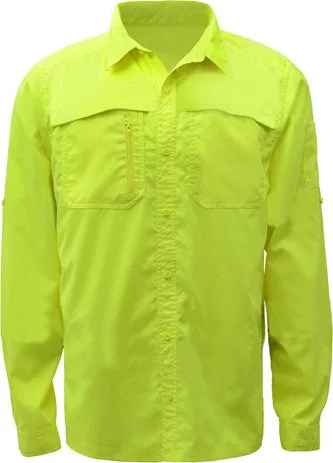 Non-ANSI New Designed Lightweight Rip Stop Bottom Down Shirt w/SPF 50 