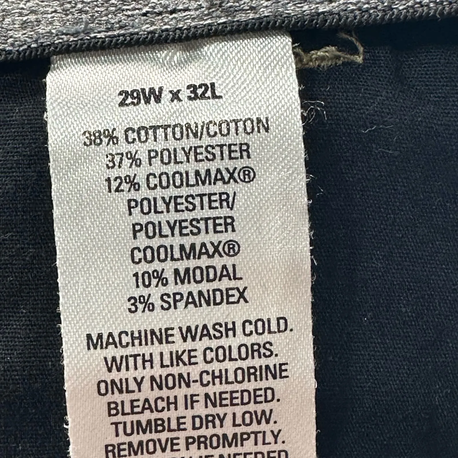 NORDSTROM Men's Brown Slim-Fit Flat Front CoolMax Performance Chino Pant SZ29X32