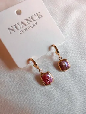 Nuance Pearl Drop Huggies | One of a Kind