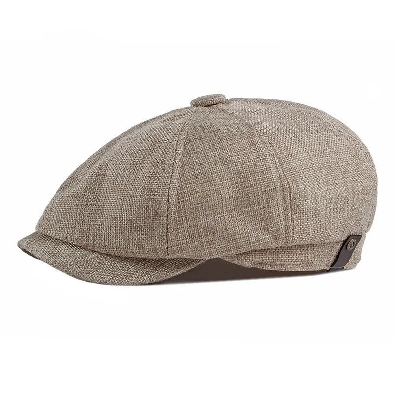 Octagonal Thin Breathable Beret Cap