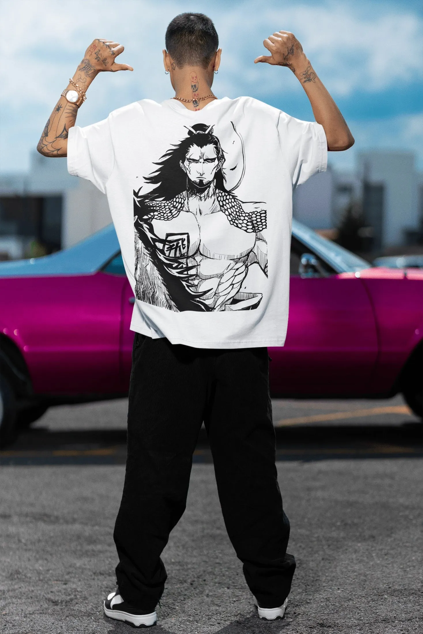Oversized T- Shirt Men - Anime