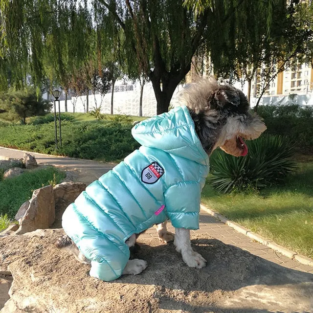 Pet Hoodie Puffer Downed Jacket