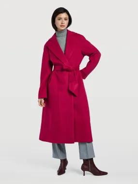 Pink Belted Overcoat