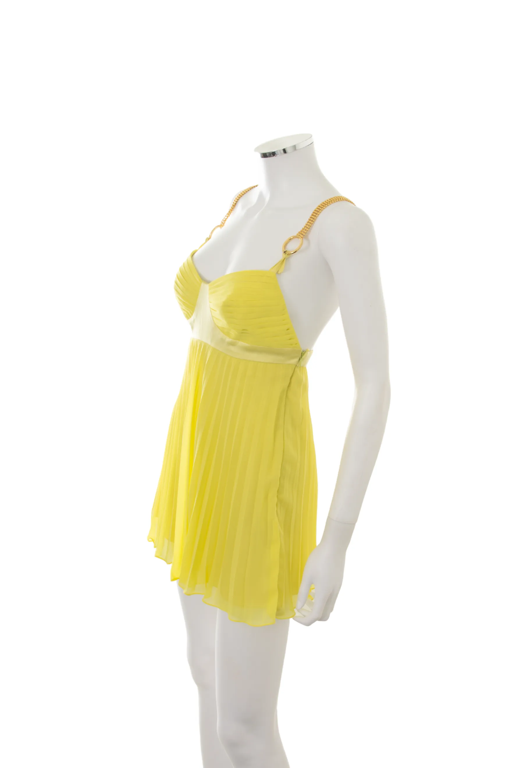 Pleated Babydoll Dress