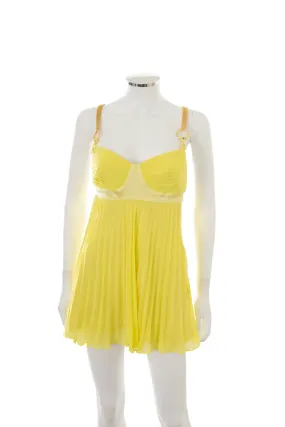 Pleated Babydoll Dress