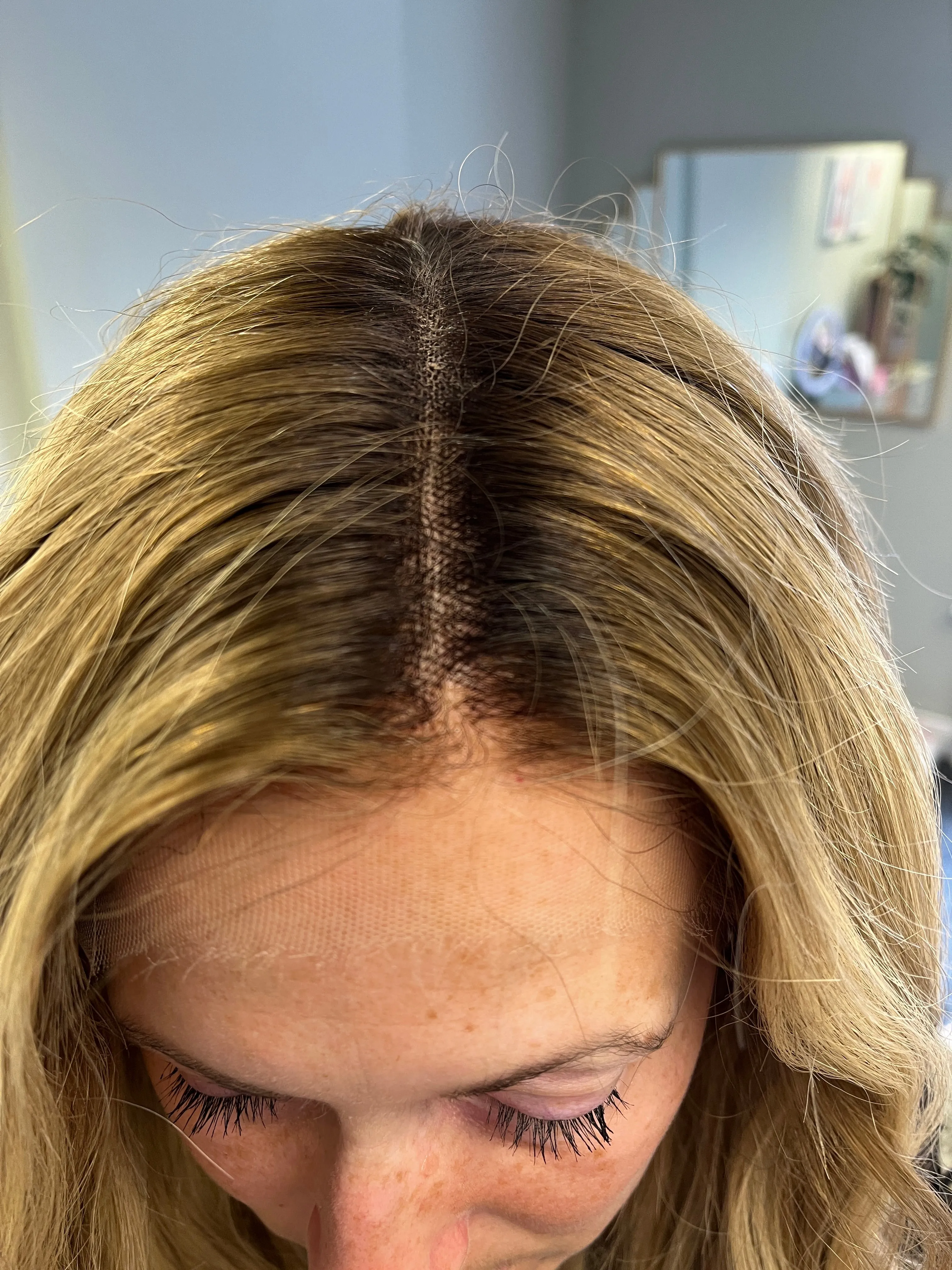 Preloved, Be Unique Wigs by Charlotte, Custom-made wig | Human hair | Blonde | Small cap | 22" length