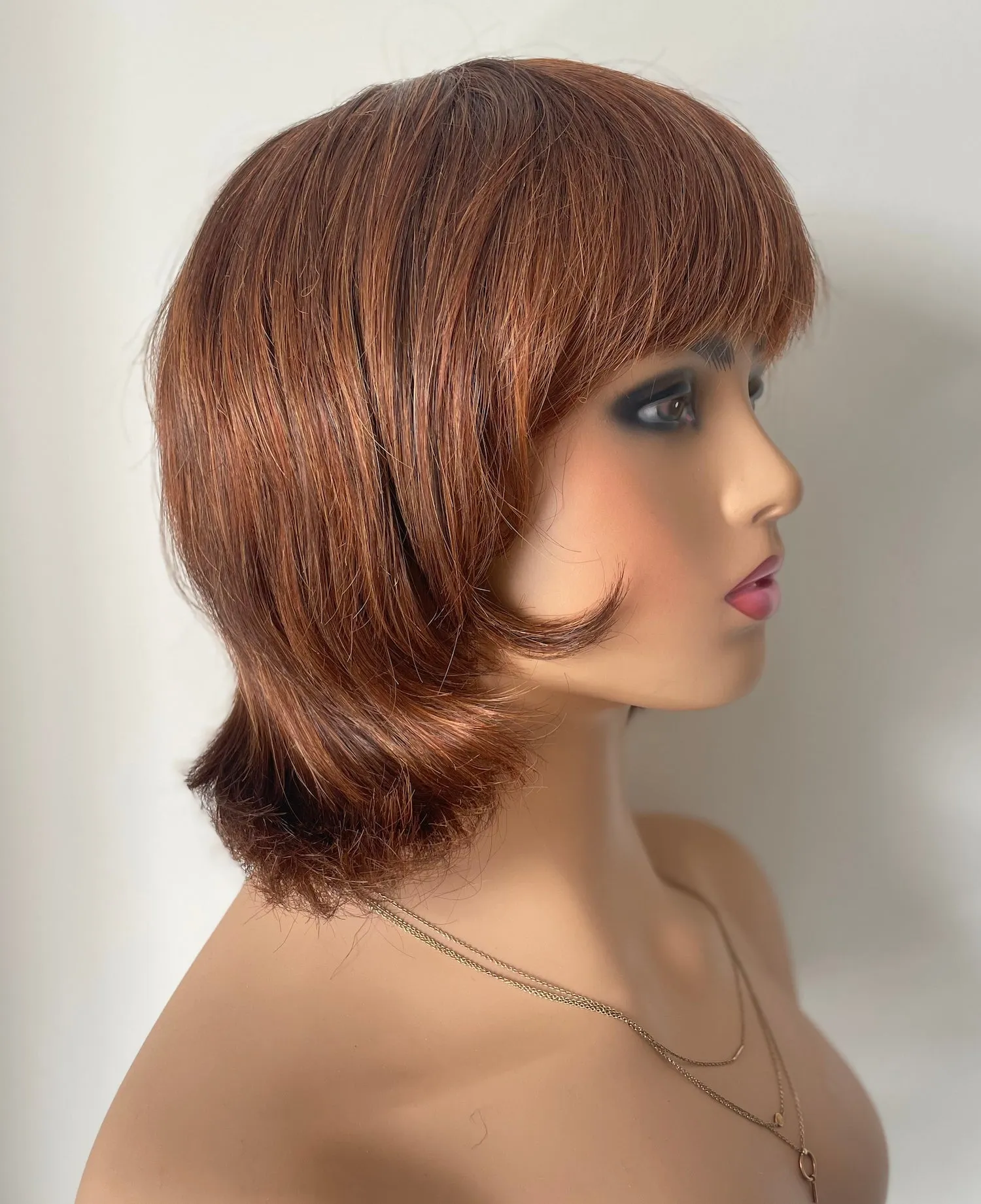 Preloved, Gabor, Debutante wig | Synthetic fibre | GL30-32 Dark copper | Average cap | 14" length
