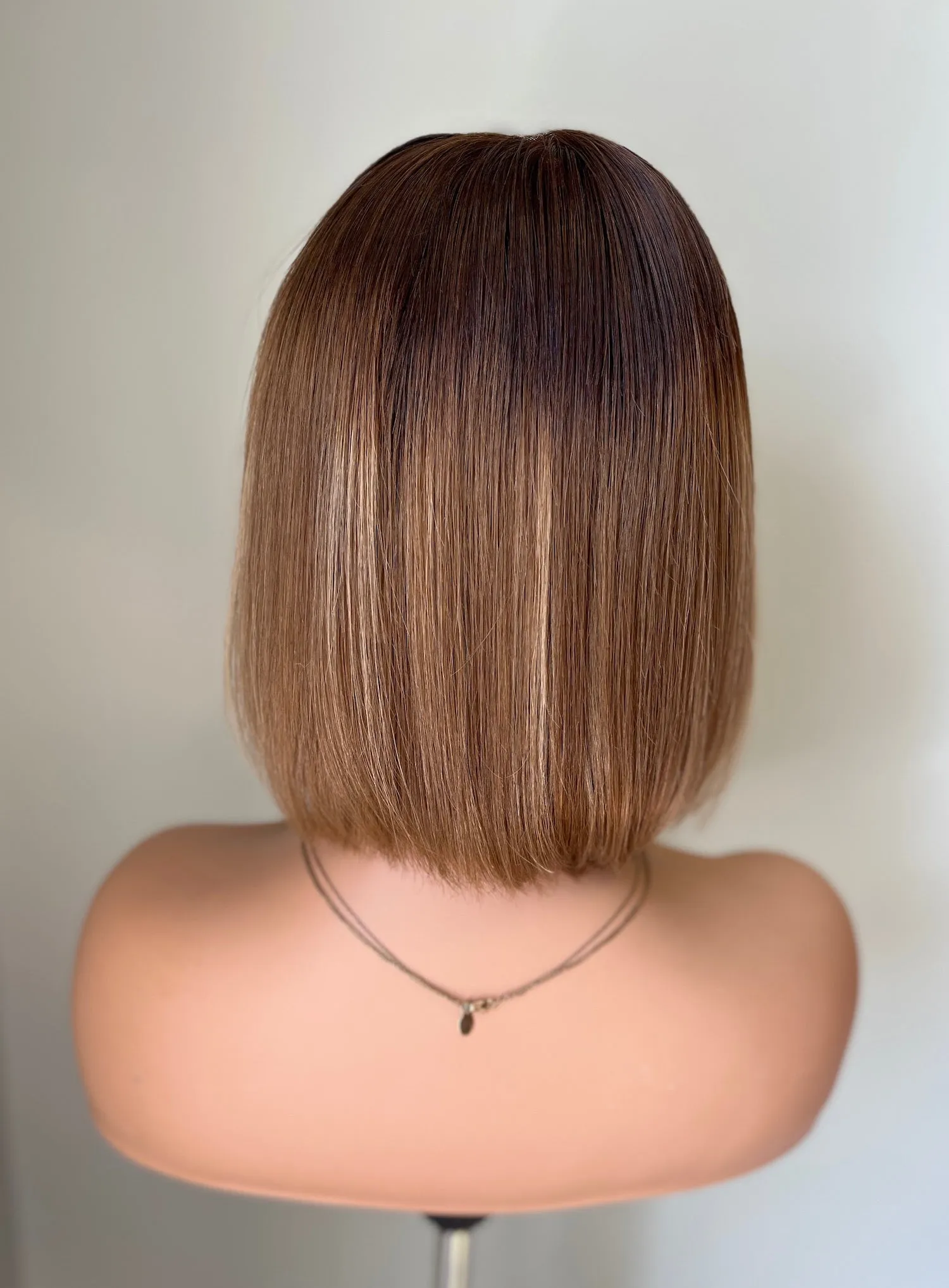 Preloved, Second Spring Wigs, Linea wig | Human hair | Medium brown balayage | Small cap | 12" length