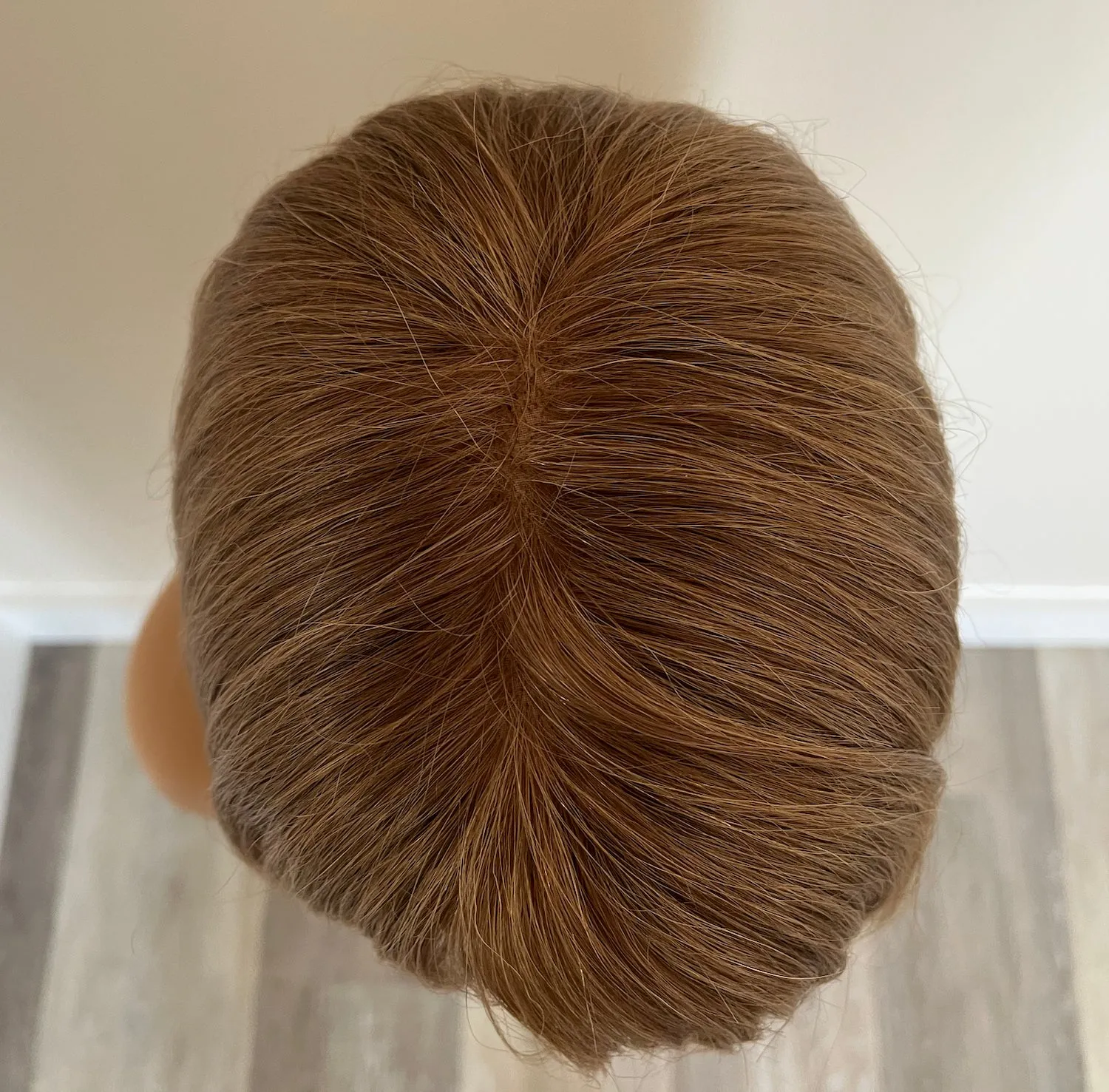 Preloved, Trendco, Amber wig | Human hair | 8 Light Brown | Average cap | 16" length