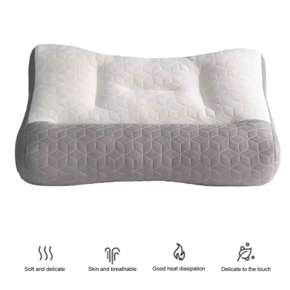 Premium Slow Rebound Breathable Cotton Neck Pillow for Pain Relief – Ergonomic Cervical Support for Optimal Sleep Comfort