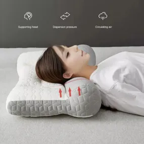 Premium Slow Rebound Breathable Cotton Neck Pillow for Pain Relief – Ergonomic Cervical Support for Optimal Sleep Comfort