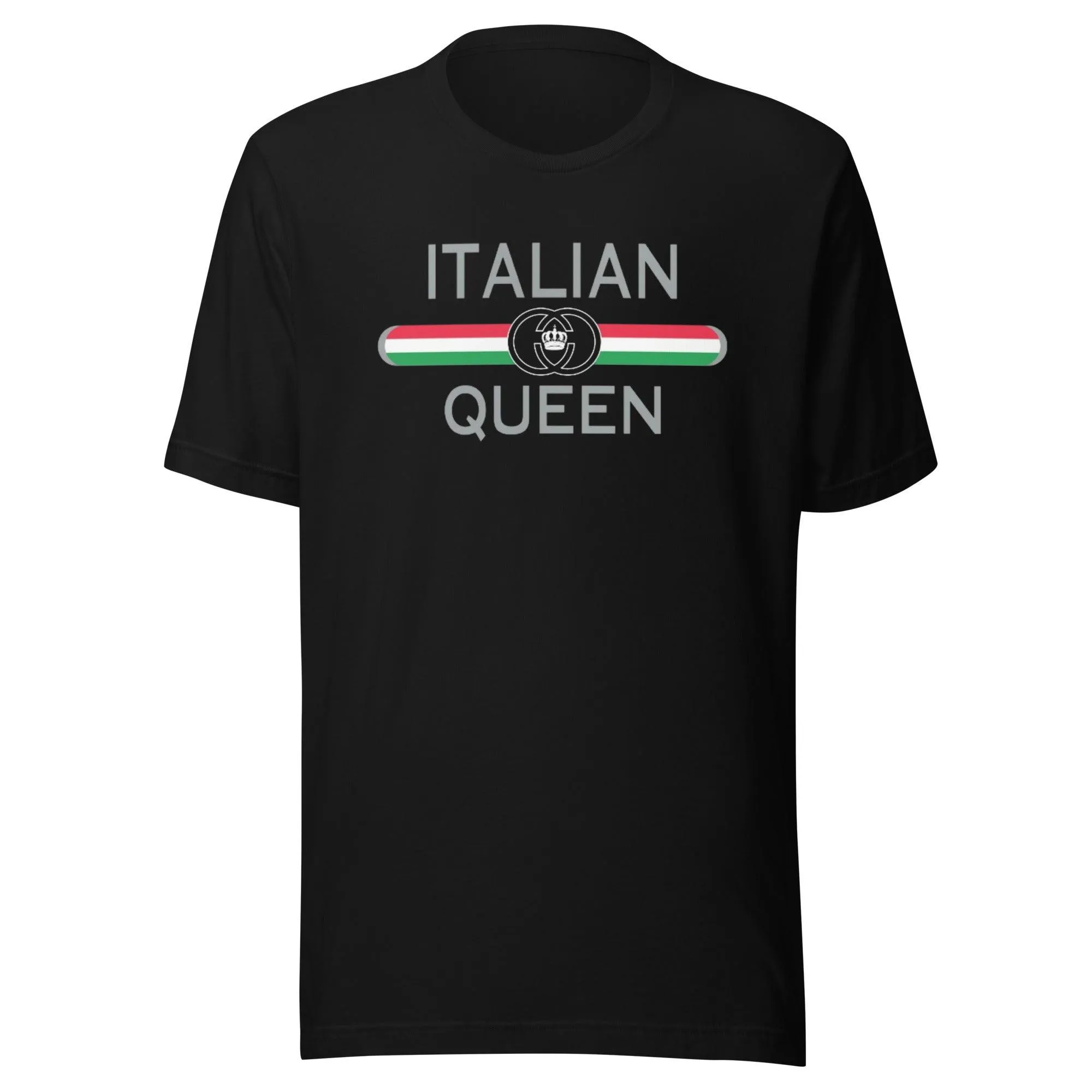 Pride T-shirt Italian Queen Short Sleeve Ultra Soft Cotton Crew Neck Top