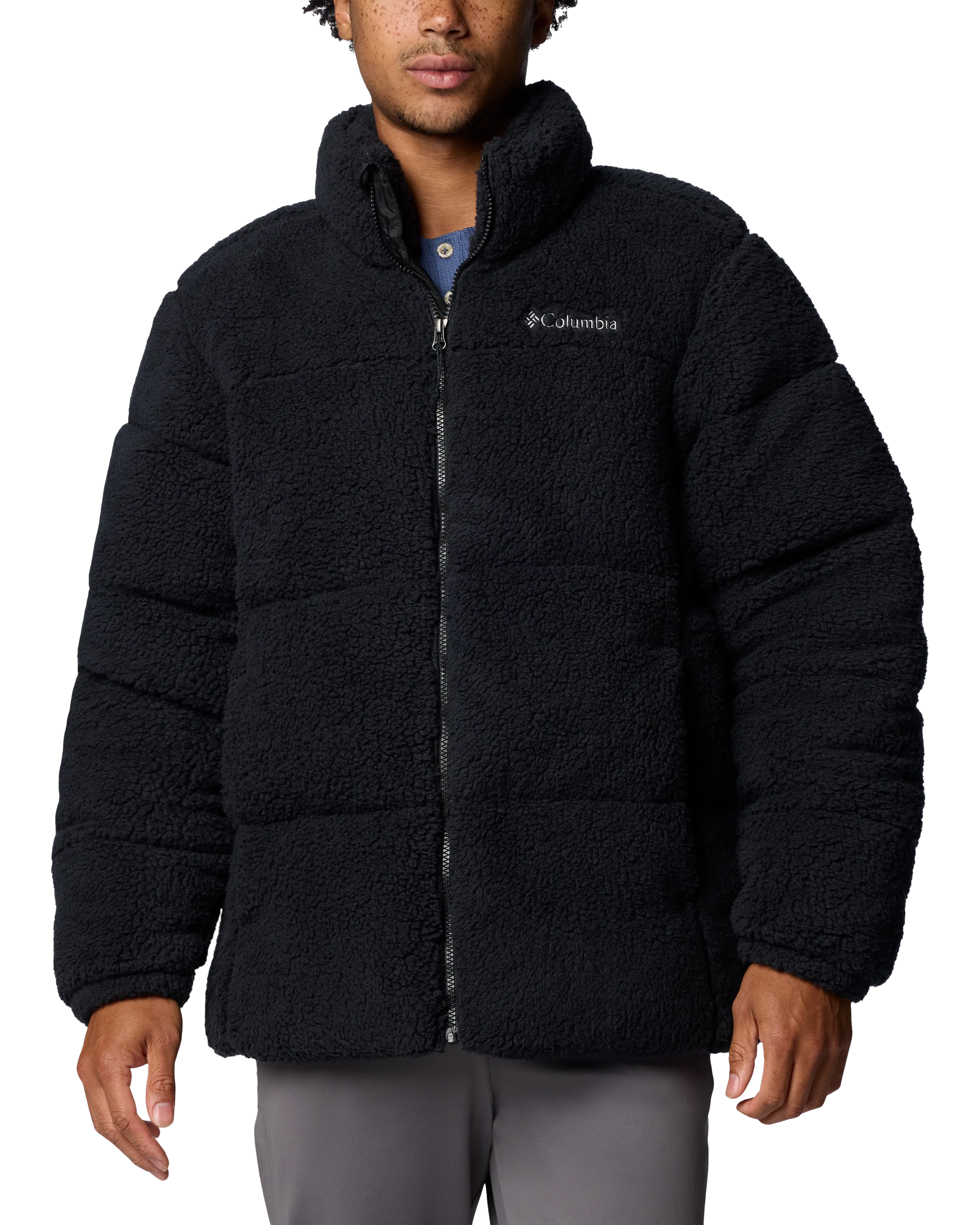 Puffect II Sherpa Fleece Jacket in Black