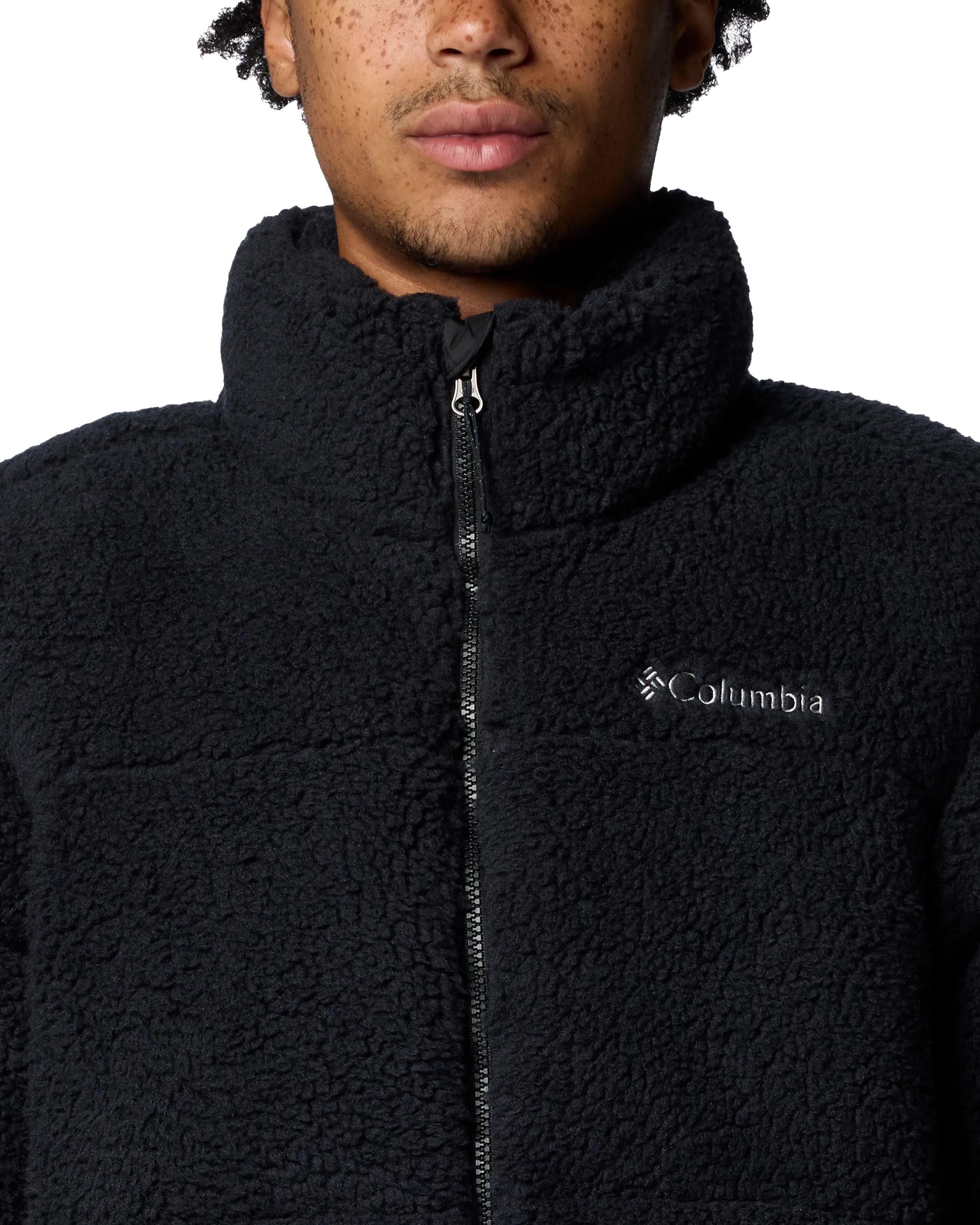 Puffect II Sherpa Fleece Jacket in Black