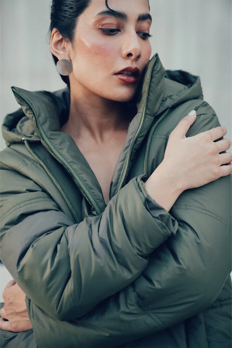 Puffer Jacket With Hood