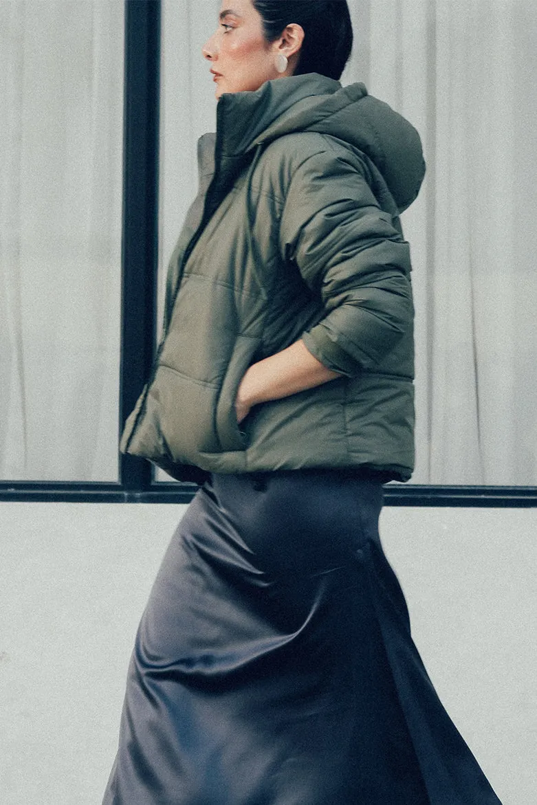 Puffer Jacket With Hood