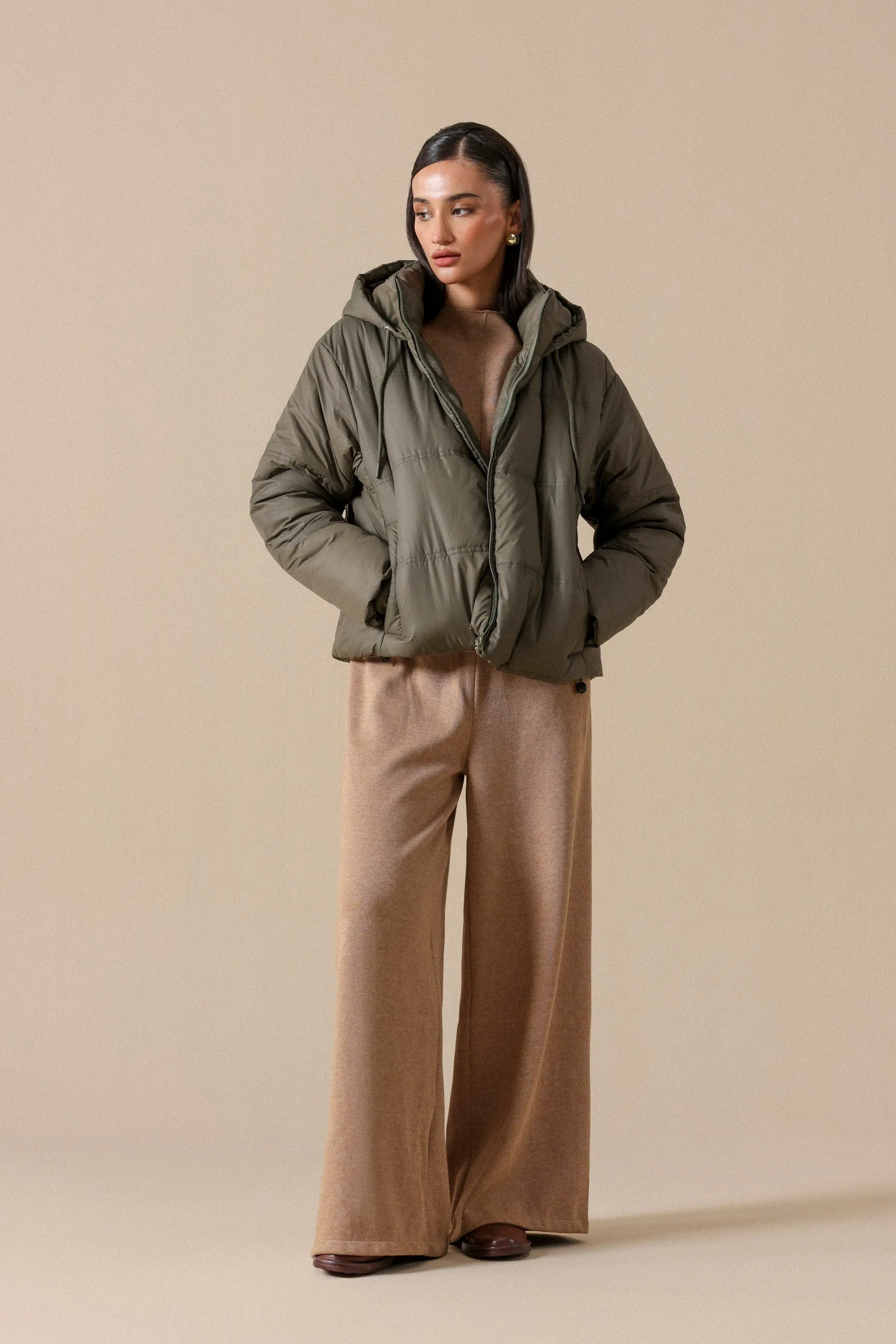Puffer Jacket With Hood