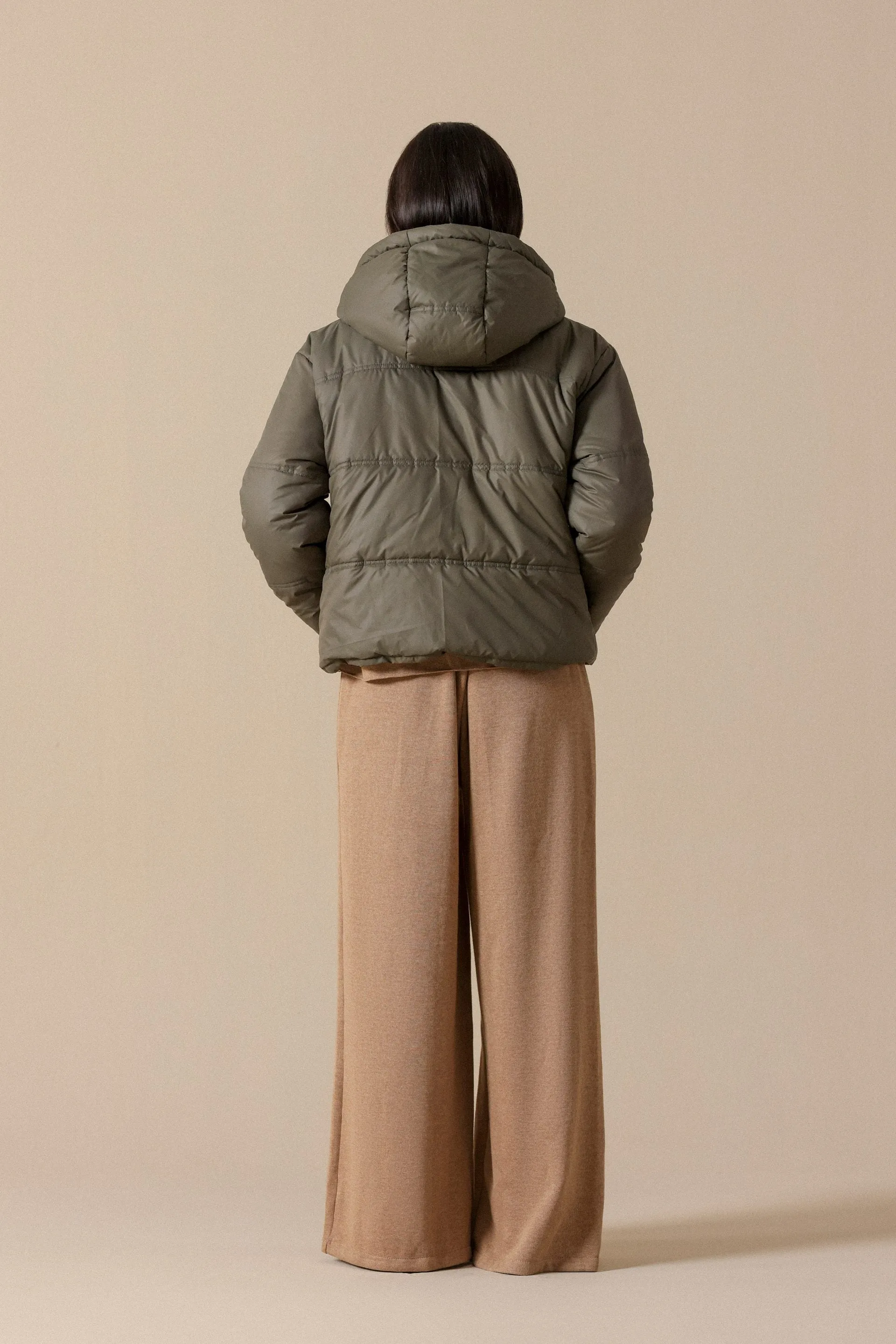 Puffer Jacket With Hood