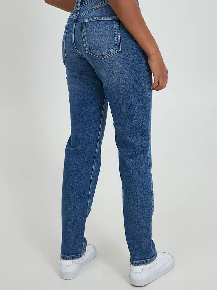 Pulz PZLIVA Jeans Regular Leg Medium Blue
