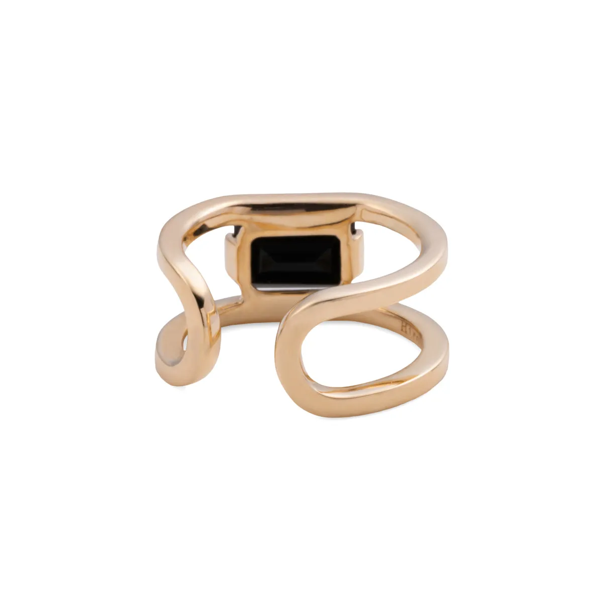 "Bird of Paradise" Onyx Ear Cuff