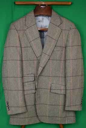 "Chipp Russell Plaid Tweed Sport Coat" Sz 38R