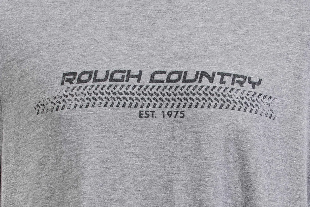 Rough Country T-Shirt - Horizontal Tread - Grey - MD