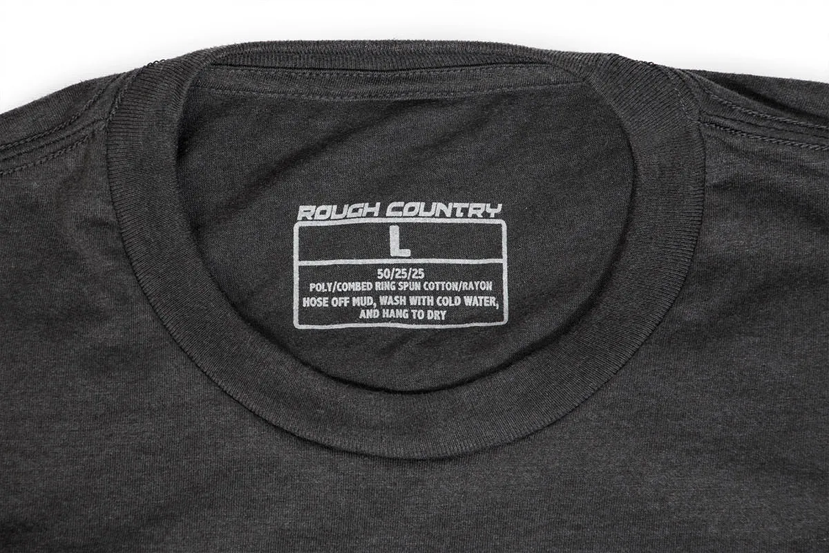 Rough Country T-Shirt - Horizontal Tread - Grey - MD