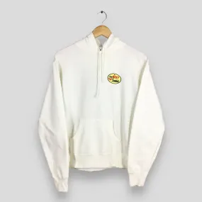 Roxy Surf White Hoodie Sweatshirt Large