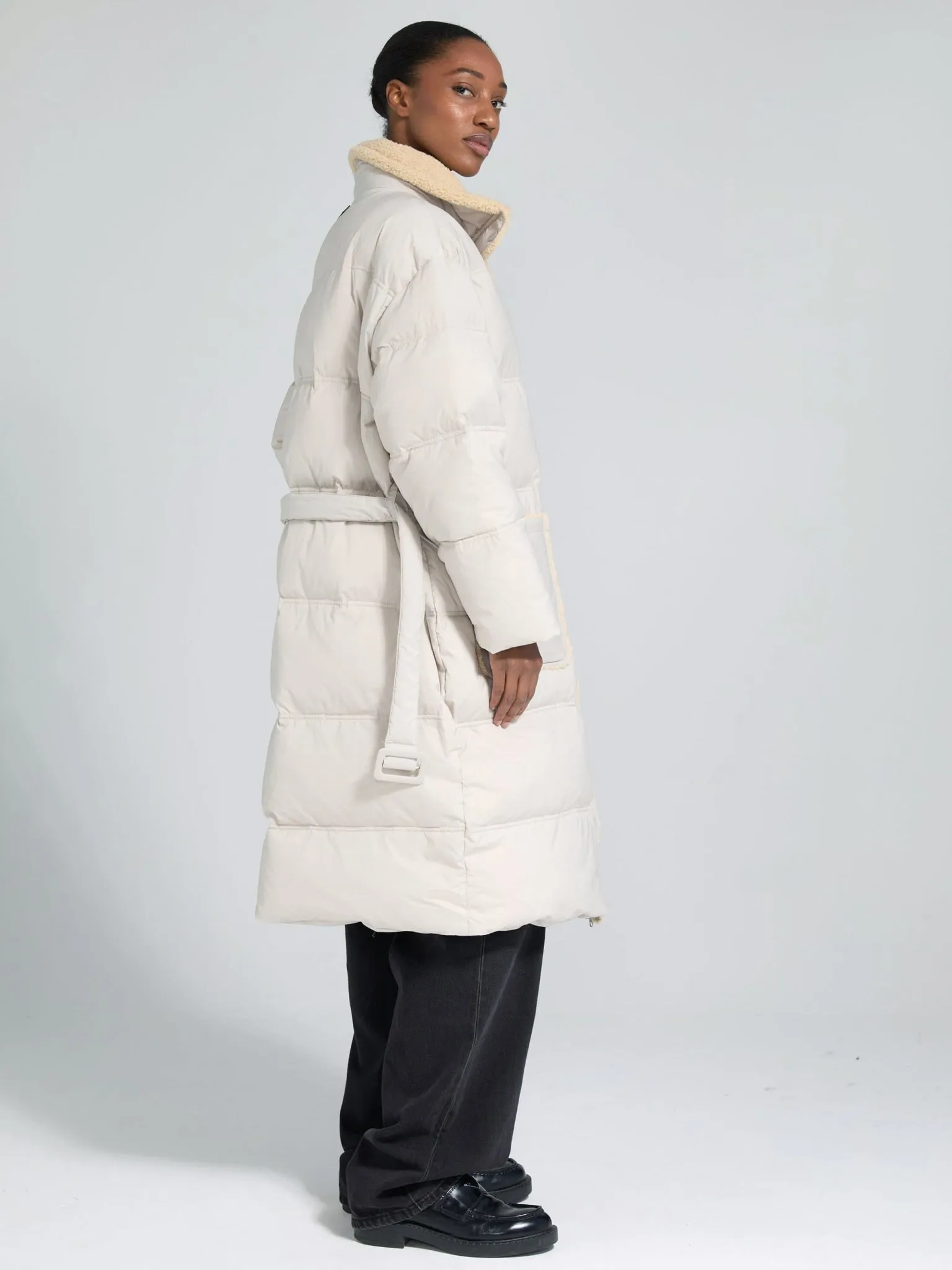 SANDIE DOWN COAT - BEIGE