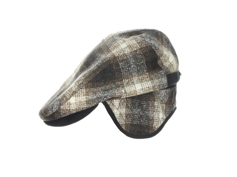 Scala Hawk Wool Blend Ivy Cap With Fleece Lined Ear Flap