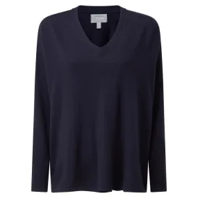 Schoffel Devon Merino Ladies Jumper - Navy