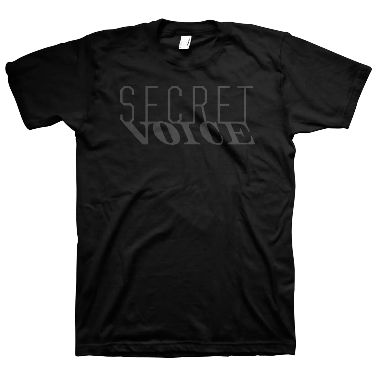 Secret Voice "Logo" Black T-Shirt