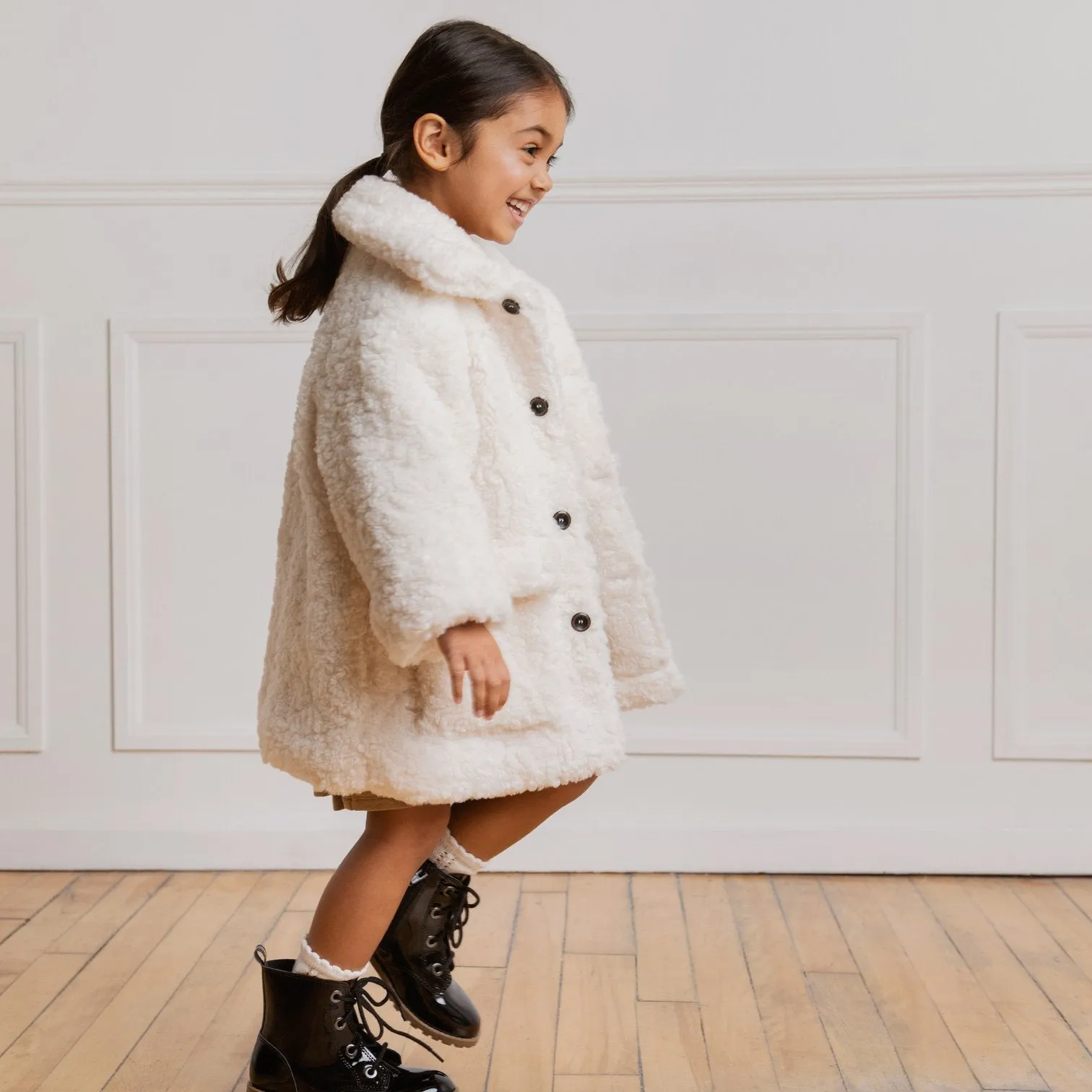 Sherpa Coat | Cream