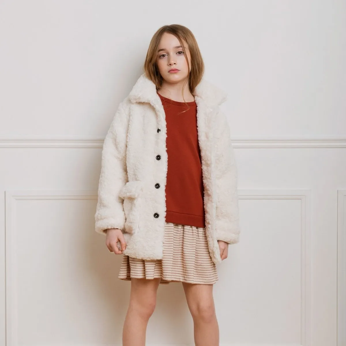 Sherpa Coat | Cream