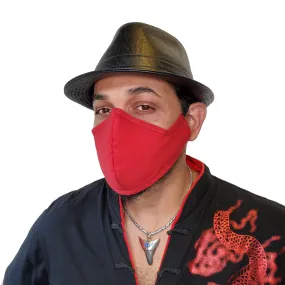 Solid Color Triple Layer Cotton Face Mask with Nose Wire