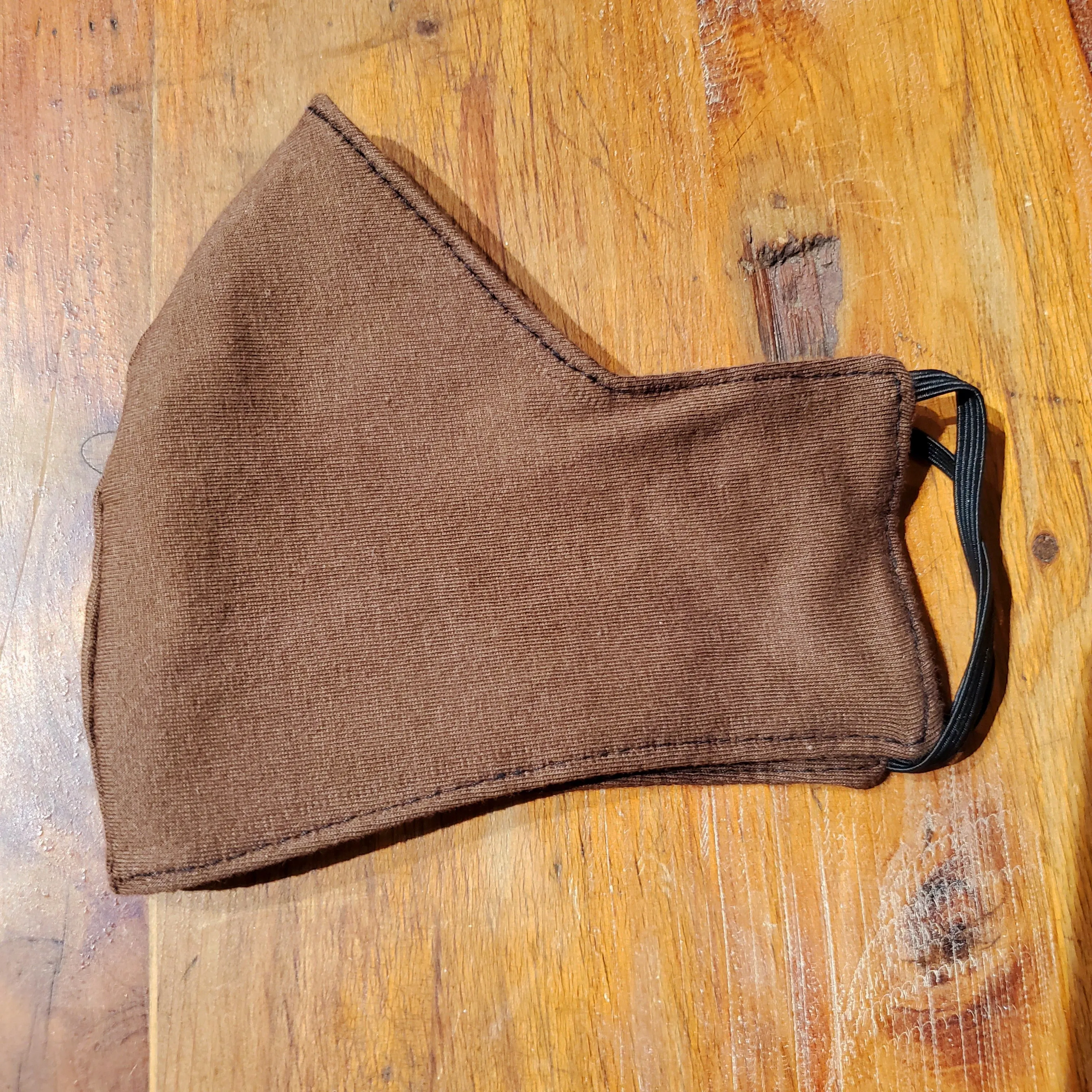 Solid Color Triple Layer Cotton Face Mask with Nose Wire