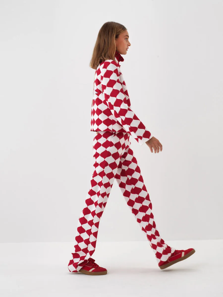 Sophie Diamond Pattern Jacket