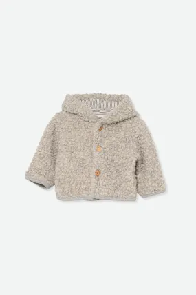 TEDDY FLEECE NEWBORN JACKET