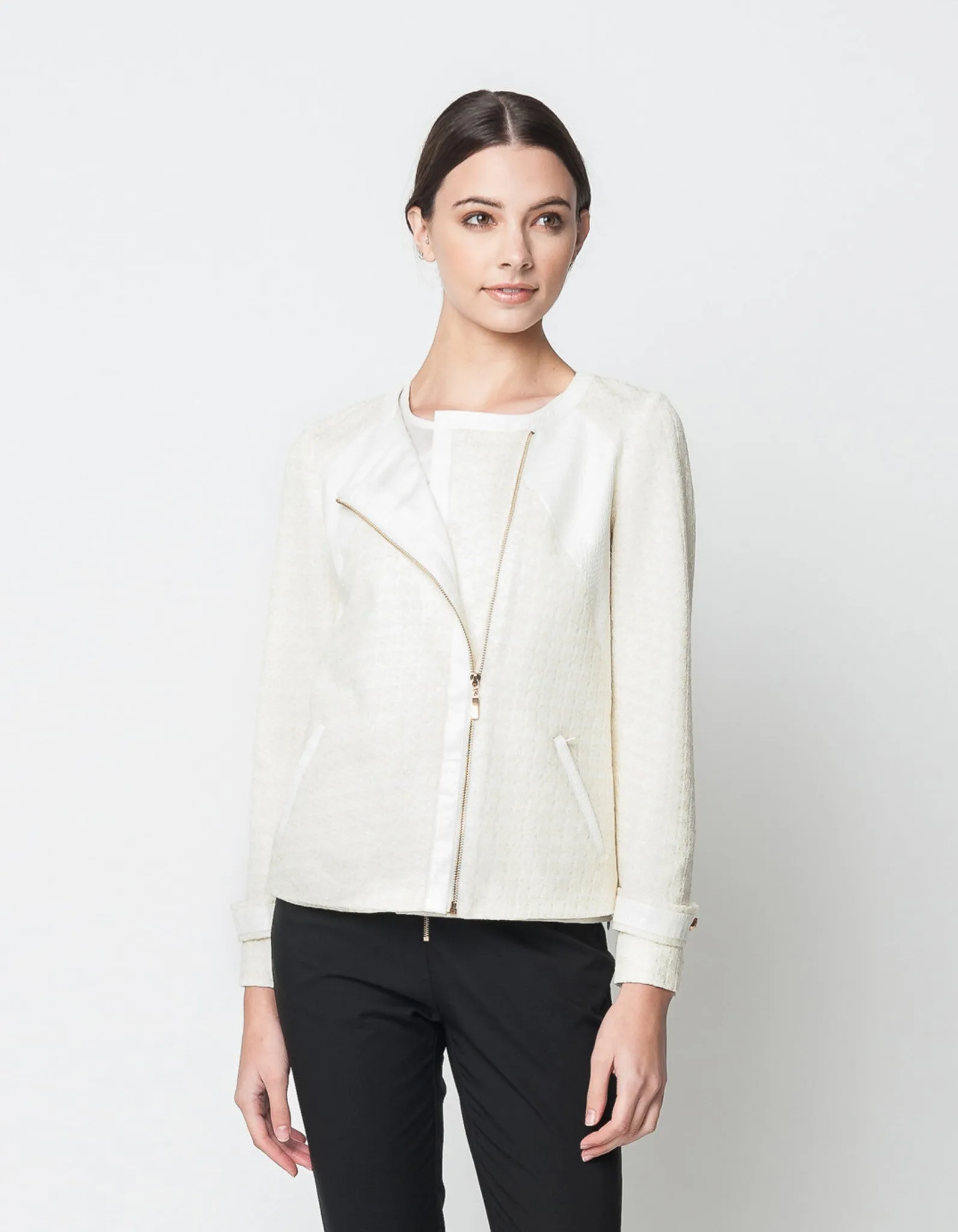 Texture White Gold Jacket