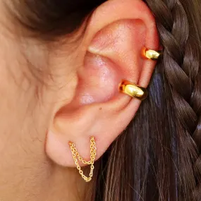 Thick Ear Cuff Gold