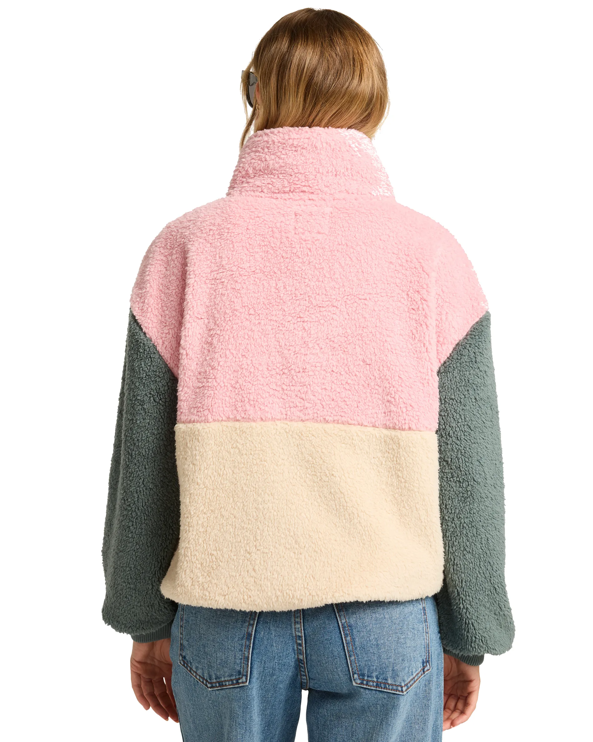 Time Off Fleece Jacket in Eucalyptus