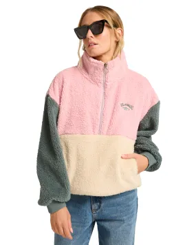 Time Off Fleece Jacket in Eucalyptus