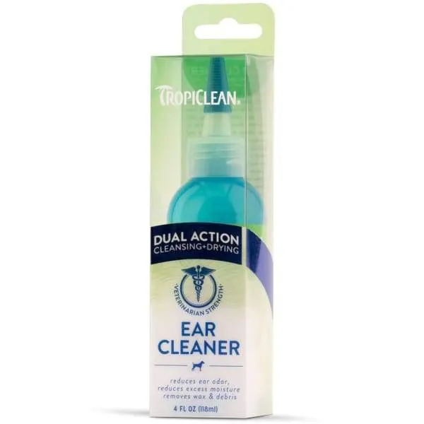 Tropiclean Dual Action Ear Cleaner For Pets 4oz