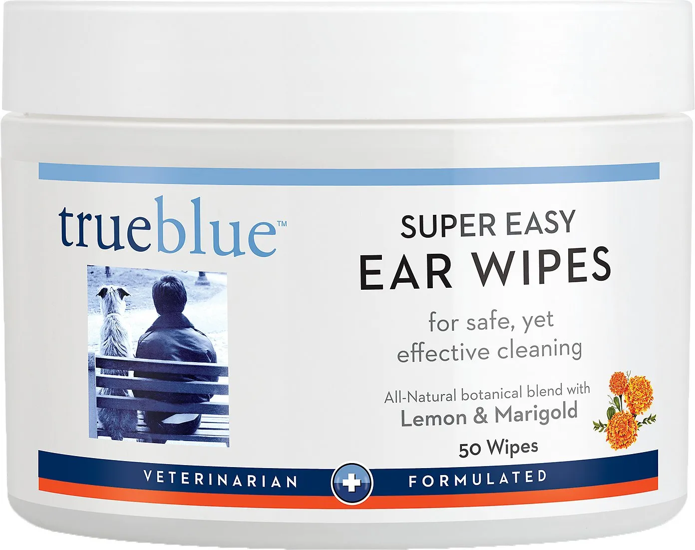 Trueblue Super Easy Ear Wipes - Lemon and Marigold
