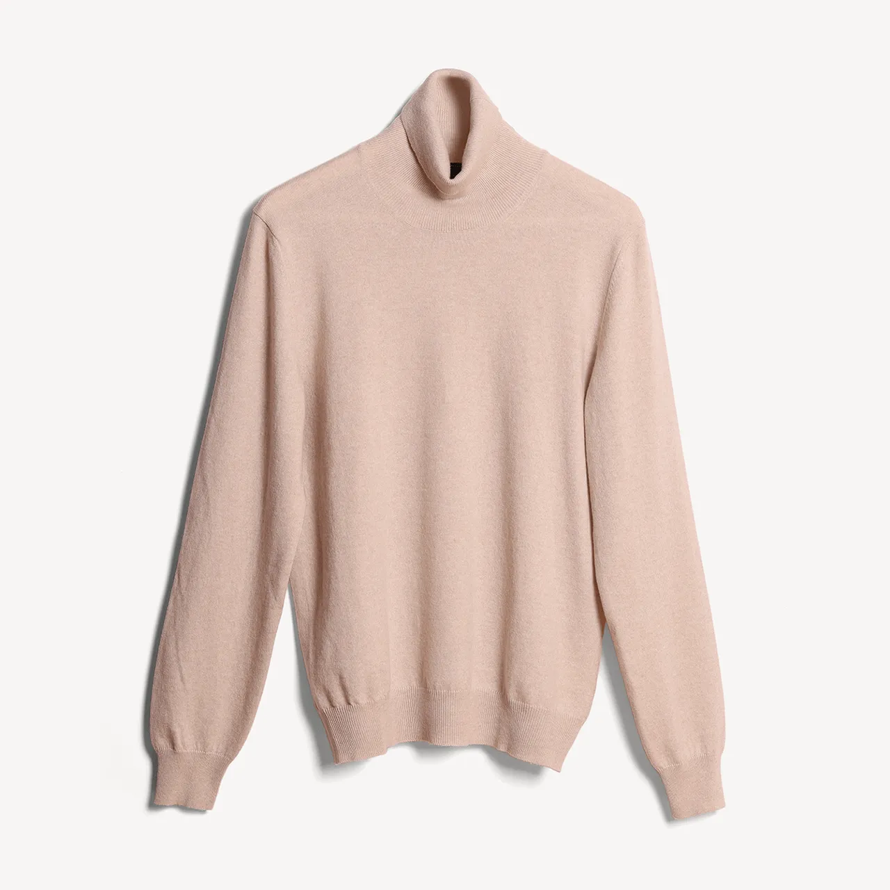Turtle Neck Jumper - Beige